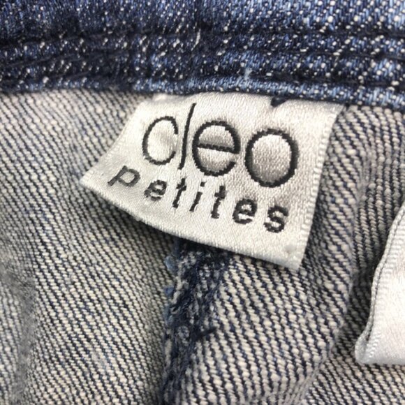 CLEO PETITES WIDE LEG CROP JEANS 14/32x19 ⭐️ - Picture 2 of 10